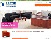 Tablet Screenshot of adityas.co.in